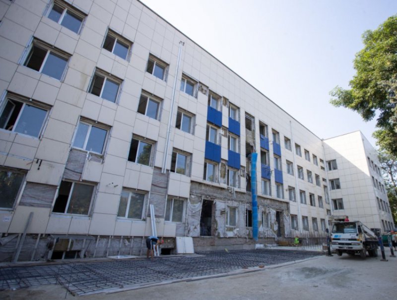 Капремонт роддома в Анапе выполнен более чем наполовину